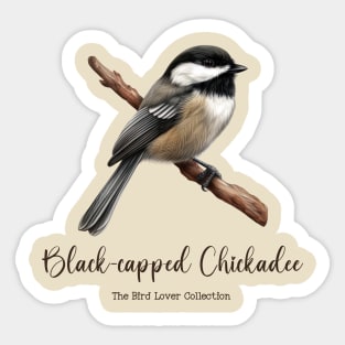 Black-capped Chickadee - The Bird Lover Collection Sticker